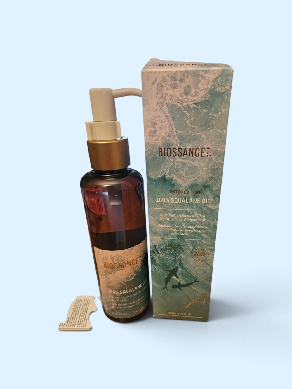 Biossance 100% Squalane Oil - Hydrating Face & Body Oil Jumbo